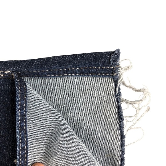 DL1961 Mara Straight High Rise Split Hem Dark Wash Ankle Jeans - Picture 4 of 11